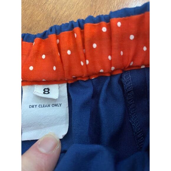 Texas Theme Skirt Blue Red Gingham Vintage 70s XS Retro Kitschy Cottagecore Midi - Picture 4 of 5